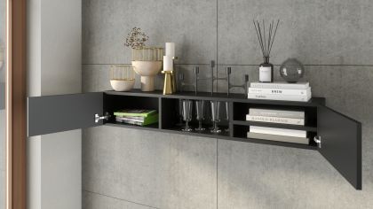 Lanzzi 135 Czarny Mat/Dąb Artisan Falipolc