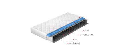 Materac Bonelowy Olivia 80x200 Hipoalergiczny pokrowiec Matracok-ágybetét