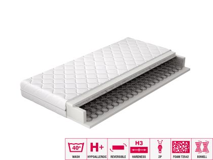 Materac Bonelowy Orsola 180x200 Hipoalergiczny pokrowiec Matracok-ágybetét
