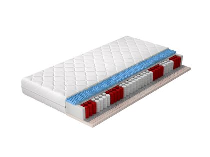 Materac Kieszeniowy Polis 120x200 Hipoalergiczny pokrowiec Matracok-ágybetét