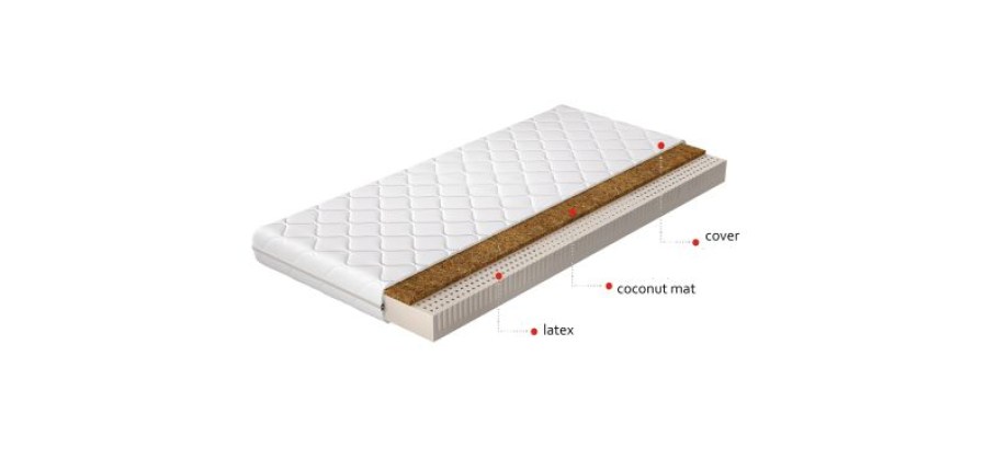 Materac Lateksowy Marionel 180x200 Hipoalergiczny pokrowiec Matracok-ágybetét