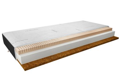 Materac Lateksowy Mokka 140x200 Cashmere + Velvet czarny Matracok-ágybetét