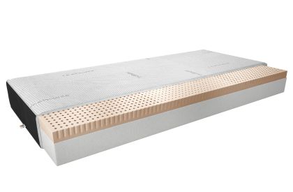 Materac Lateksowy Moska 180x200 Cashmere + Velvet czarny Matracok-ágybetét