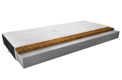 Materac Piankowy Luna 200x200 Cashmere + Velvet czarny Matracok-ágybetét